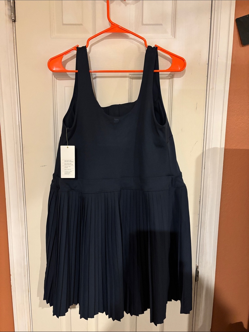 all in motion Navy Blue Pleated Tank Dress